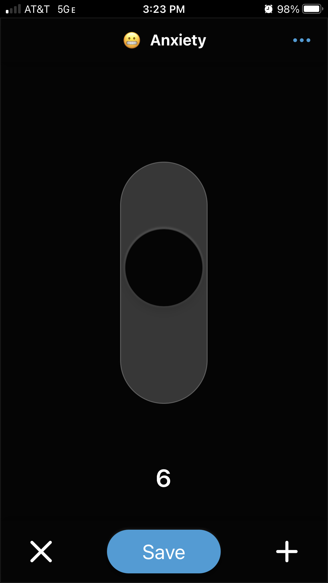 Life Tracking Range Input
